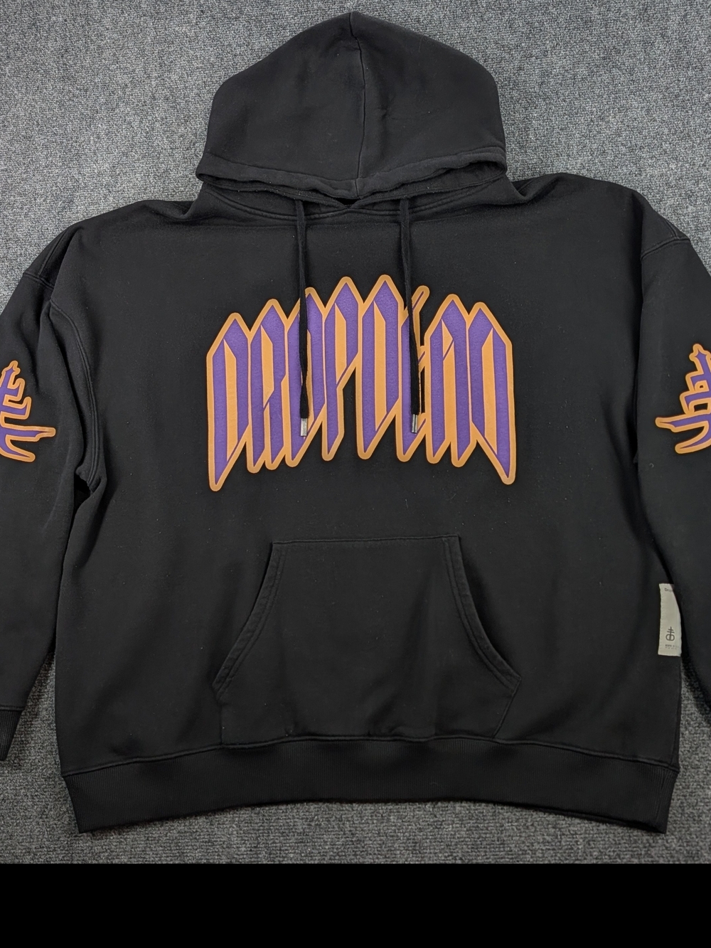 Drop Dead Doom Hoodie Black Purple Orange Oversized Oli Sykes BMTH